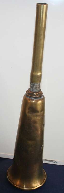WOW WHAT A RARE FIND ANTIQUE BRASS MARTIME SHIPS FOG HORN BY EVER SURE ASSEORIES LTD B.HAM