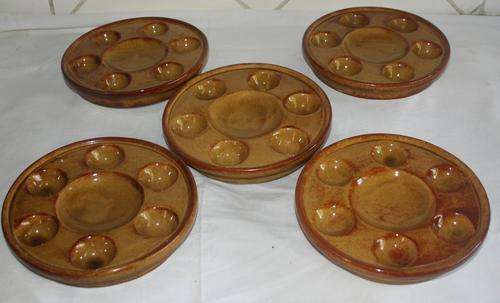Fantastic Cordon Bleu Escargot Divided Serving Dish Set of five