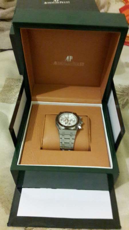 Audemars Piquet - Royal Oak - CHRONOGRAPH WHITE GOLD "SILVER"