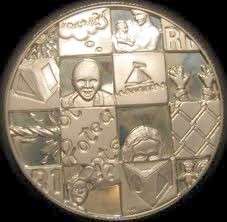 R1 Silver UNC Year of the child 1998