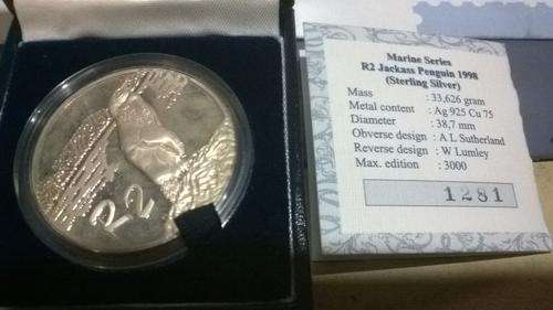 1998 Silver Proof R2 Jackass Penquin