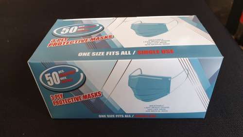3 ply surgical masks GB/T 32610-2016 (pack of 50 blue)