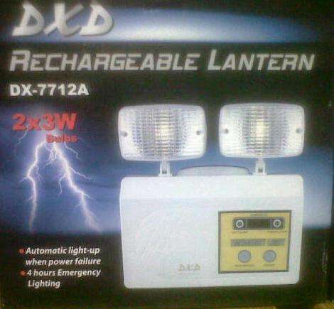 Rehargeable lantern