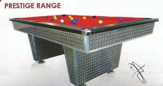 PRESTIGE RANGE POOL TABLE (INCL. Standard Accessories)