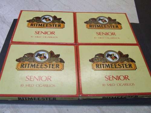 Ritmeester Senior 10 Mild Cigarillos box (FOUR BOXES IN THIS COMBO)