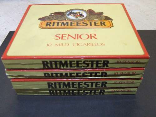 Ritmeester Senior 10 Mild Cigarillos box (FOUR BOXES IN THIS COMBO)