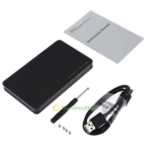 4TB USB 3.0 SATA External 2.5" HD HDD SSD Hard Drive Enclosure Disk Shell Box