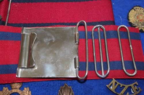 Rhodesian Corps of Engineers Stable Belt Buckle ( Qualified Minefield Operator )