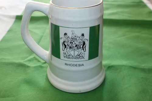 Rhodesian Flag Beer Mug