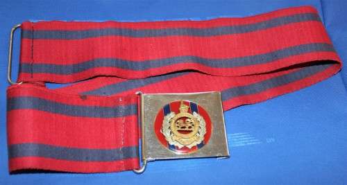 Rhodesian Corps of Engineers Stable Belt complete with Combat Engineers Buckle 760mm