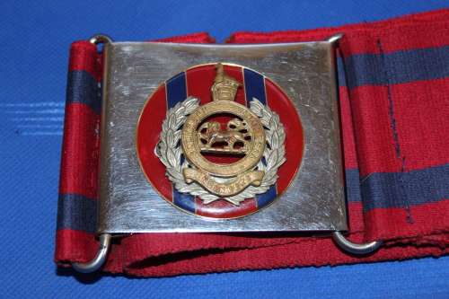 Rhodesian Corps of Engineers Stable Belt complete with Combat Engineers Buckle 760mm