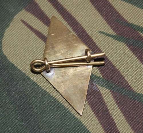 Zimbabwe Corps of Signals  Slough Hat Badge with Lugs