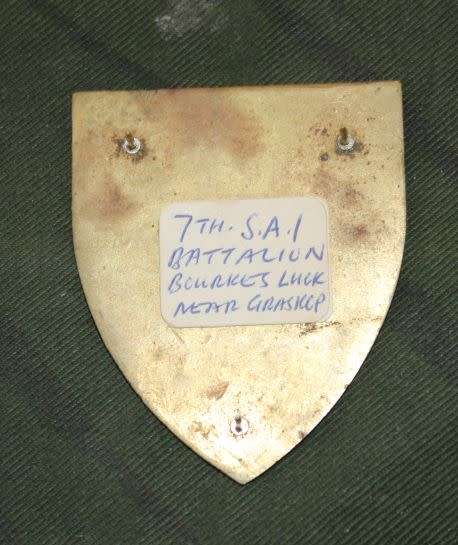 7 S.A. Infantry Battalion Shoulder Flash