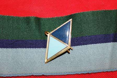 RHODESIAN Army Signals Slouch Badge. ( Stable Belt Dispaly Only N.F.S.) Ian Tks