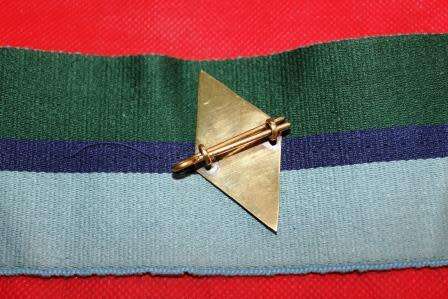 RHODESIAN Army Signals Slouch Badge. ( Stable Belt Dispaly Only N.F.S.) Ian Tks