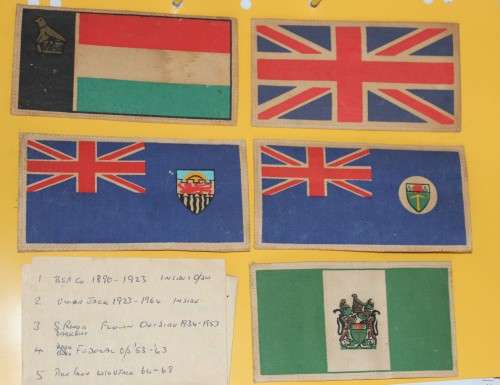 Rhodesian Flags from the Start to the Fall 120mm x 62mm