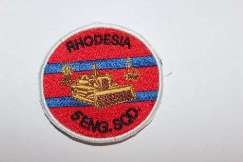 Rhodesian Corps of Engineers 5 Squadron ( Known as the Dirty Dozen ) Flash