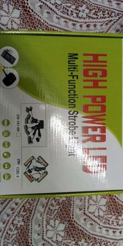 4in1 x White COB LED Emergency Hazard Warning Flash Strobe