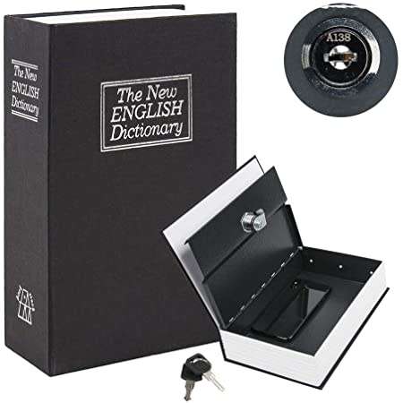Book safe with Lock and key