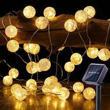 20 LED Lamp Solar Decorative String Light - 5m