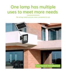 Solar Flood Light Outdoor Waterproof with Remote (Cob light)