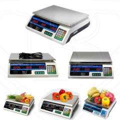 40KG DIGITAL WEIGHT SCALE PRICE COMPUTING FOOD PRODUCE MEAT SCALE