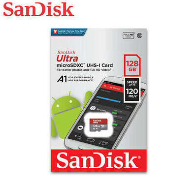 SanDisk Ultra 128GB MicroSDXC Class 10 UHS-I Memory Card