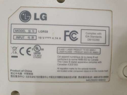 LG R590 FAULTY LAPTOP: Please Read