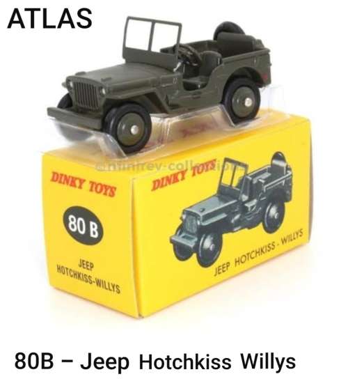 Atlas Dinky Toys - Jeep Hotchkiss Willy's