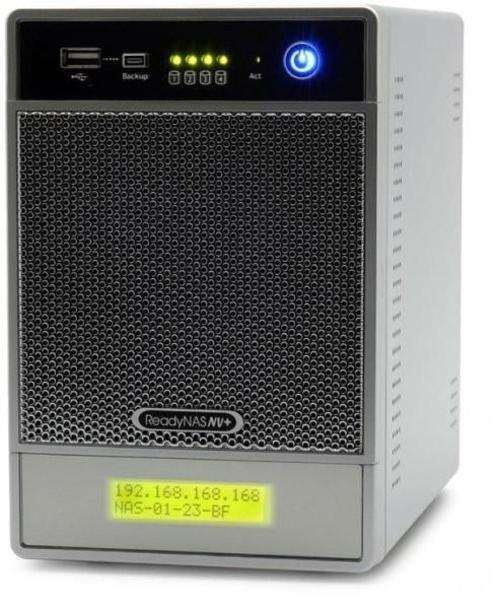 Netgear ReadyNAS NV+ (RND4000) with 4 x 2TB HDD