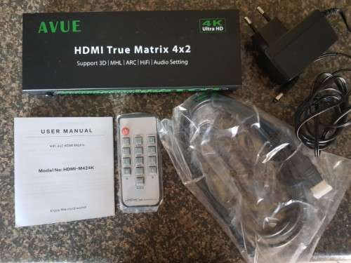 Avue 4x2 HDMI Matrix/Switch