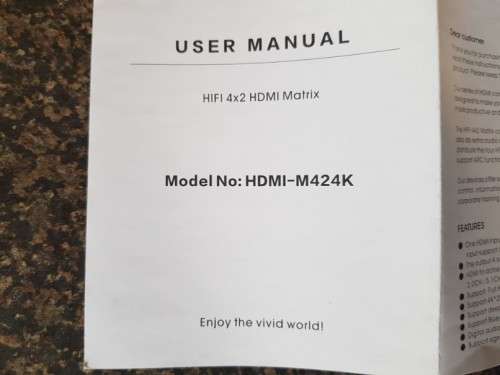 Avue 4x2 HDMI Matrix/Switch