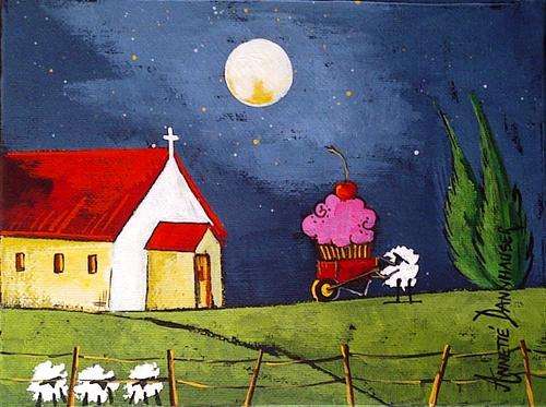 AD1483 Sweetness by Annette Dannhauser 150mmx200mm on canvas board