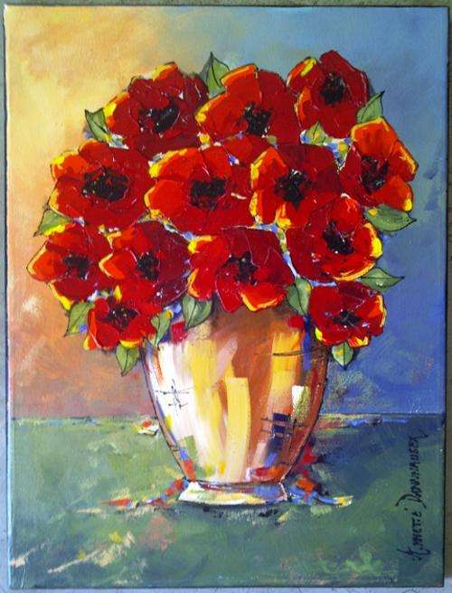 DA696 Poppy(2) by Annette Dannhauser 450mmx590mm