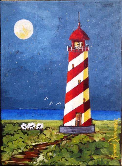 AD1650 Lighthouse(20) by Annette Dannhauser 230mmx300mm
