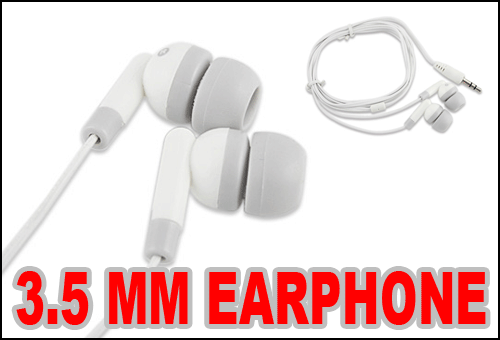 White Earphones for mp3