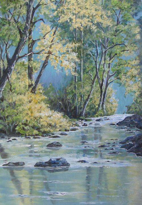 EVENING STREAM by A. Fincham