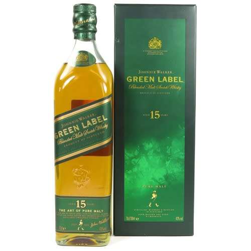 Johnnie Walker Green Label Old Bottle