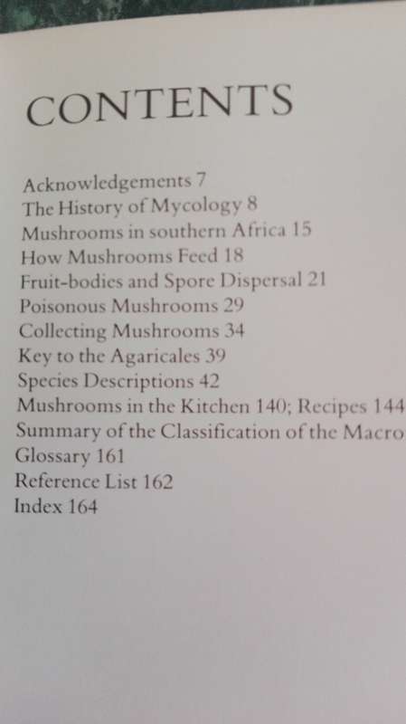 A Field Guide to the Mushrooms of South Africa by Hilda Levin Margo Branch Simon Rappoport Derek Mi
