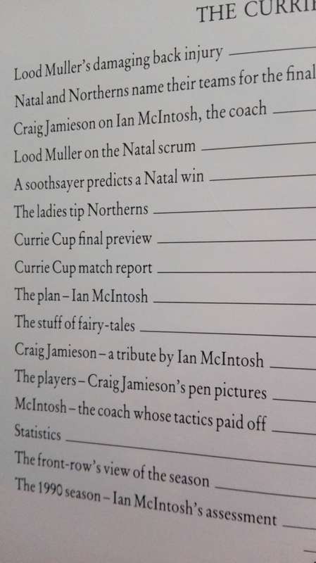 Road to GLORY A Pictorial Record of Natals Currie Cup Triumph by John Bishop