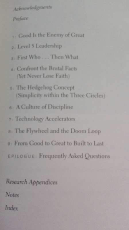 GOOD TO GREAT by JIM COLLINS