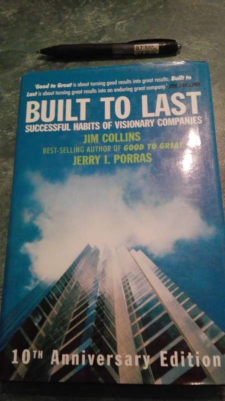 BUILT TO LAST by JIM COLLINS Same Author of Good to Great