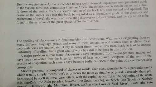 DISCOVERING SOUTHERN AFRICA by T V BULPIN Sixth Edition ( travel tourist information )