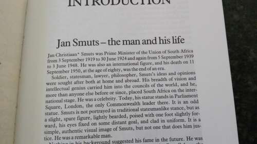 JAN SMUTS MEMOIRS OF THE BOER WAR Edited by S B SPIES and Gail Nattrass
