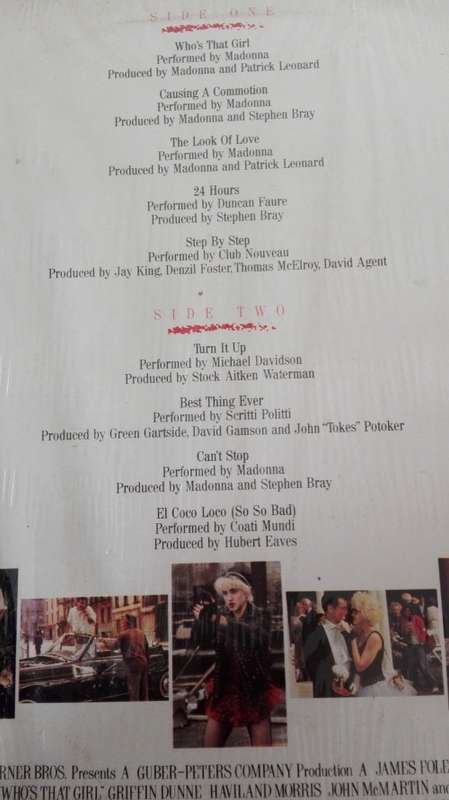 THREE MADONNA LP''S TRUE BLUE ; LIKE A VIRGIN ; WHO'S THAT GIRL