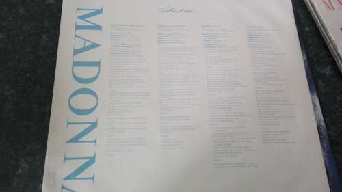 THREE MADONNA LP''S TRUE BLUE ; LIKE A VIRGIN ; WHO'S THAT GIRL