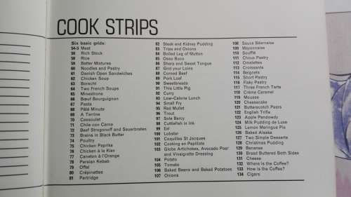 ACTION COOKBOOK BY LEN DEIGHTON First Edition 1965