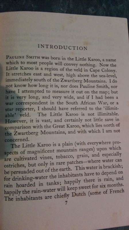 THREE BOOKS by PAULINE SMITH PLATKOPS CHILDREN ; THE BEADLE and THE LITTLE KAROO