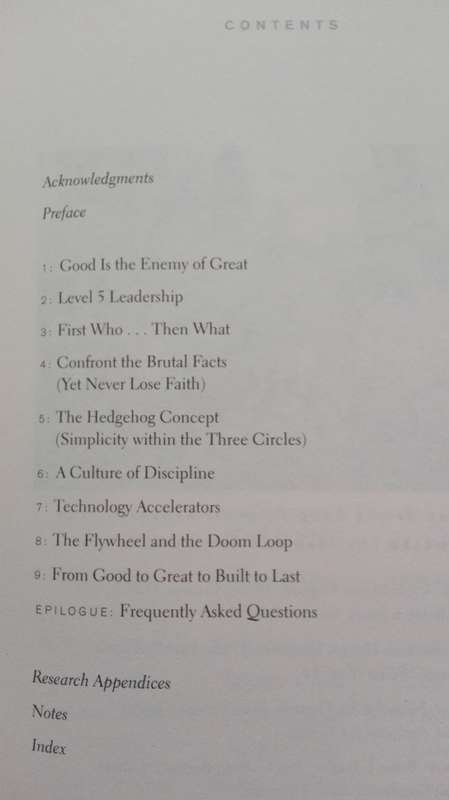 GOOD TO GREAT by JIM COLLINS Why Some Companies make the Leap..and others Don't  business studies