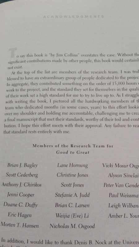 GOOD TO GREAT by JIM COLLINS Why Some Companies make the Leap..and others Don't  business studies